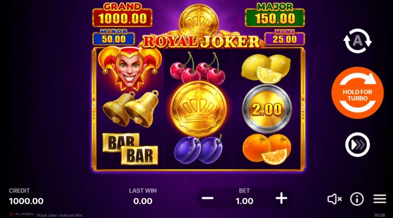 Royal Joker Hold and Win Slot Review
